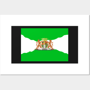 Curving Flag of Rotterdam Posters and Art